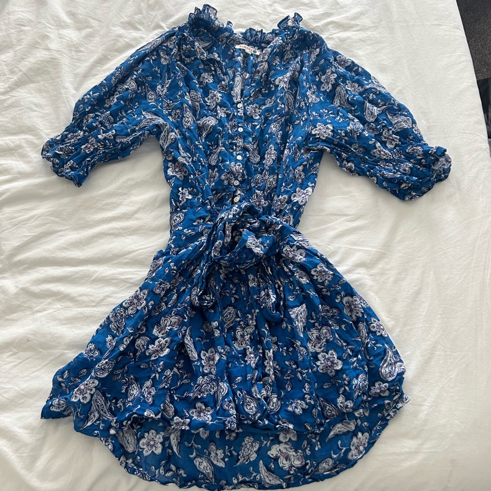 Sundry blue patterned dress size 0